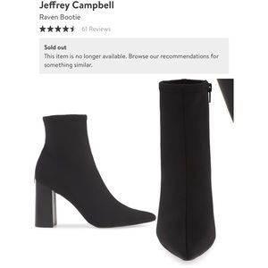 Jeffrey Campbell Black Booties
